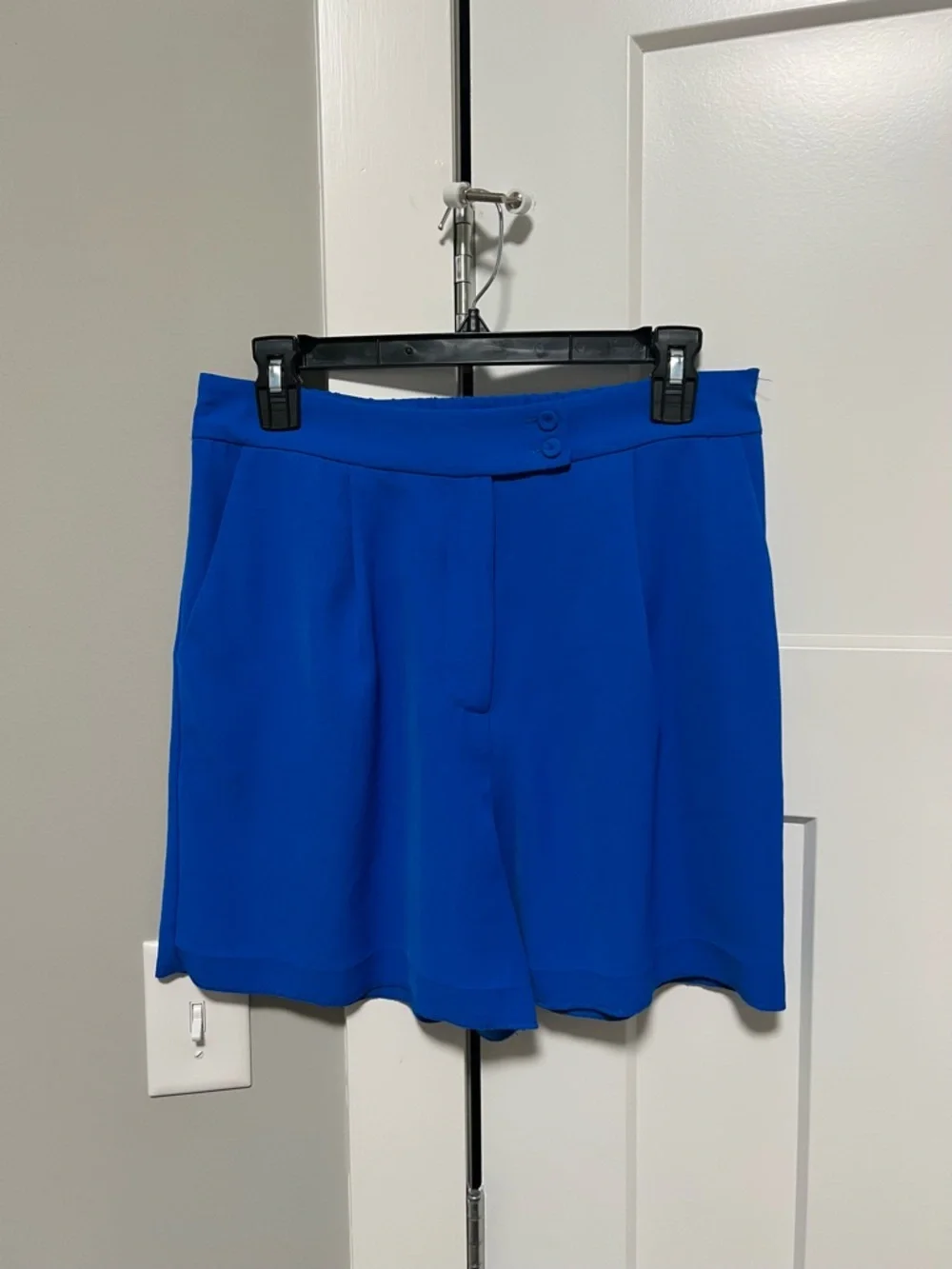 Skies Are Blue Royal Blue Tailored Shorts